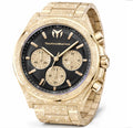 TechnoMarine Ocean Emperor Men's 43mm Gold Black Watch Radiant Gold TM-318154