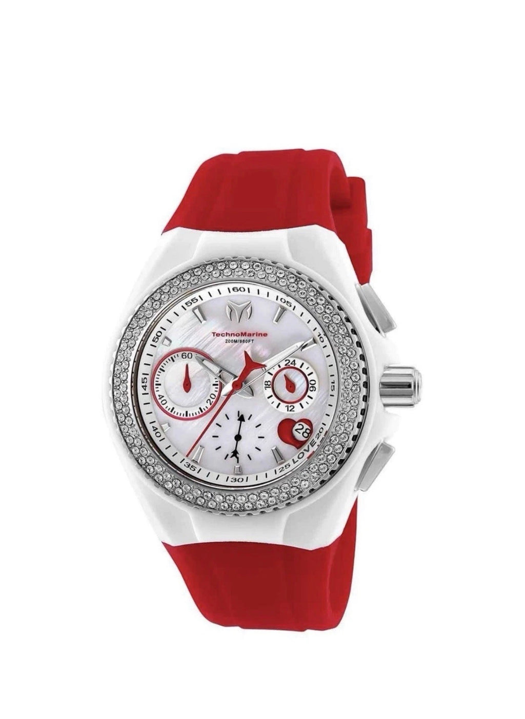 TechnoMarine Cruise Women’s Watch 40mm Red White | Interchangeable | TM-117001