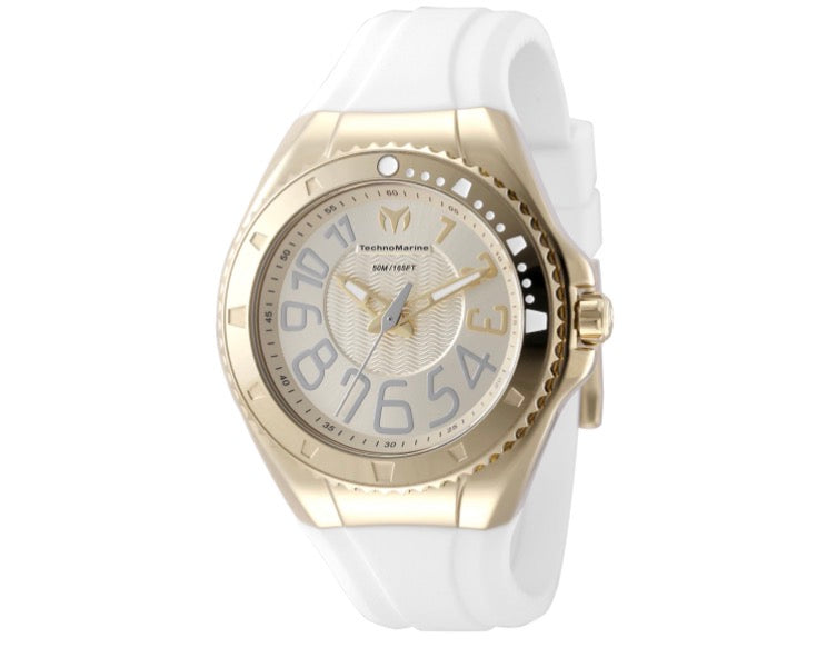 TechnoMarine Lusso Mare Unisex Watch - 38mm, White (TM-225044) MSRP $299