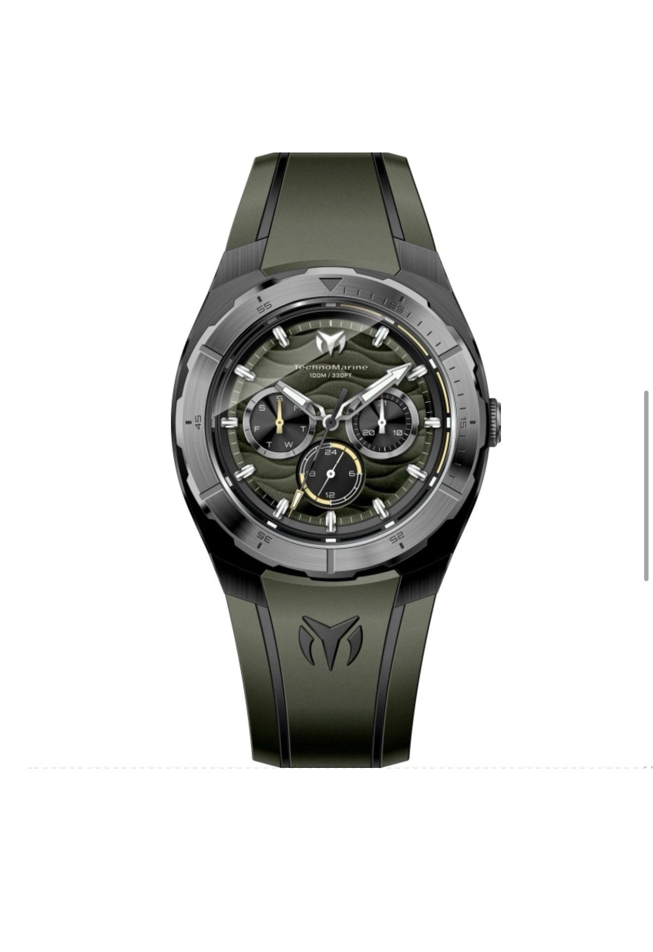 TechnoMarine Cruise Legend Men's Watch - 43mm,green Black (TM-125023)