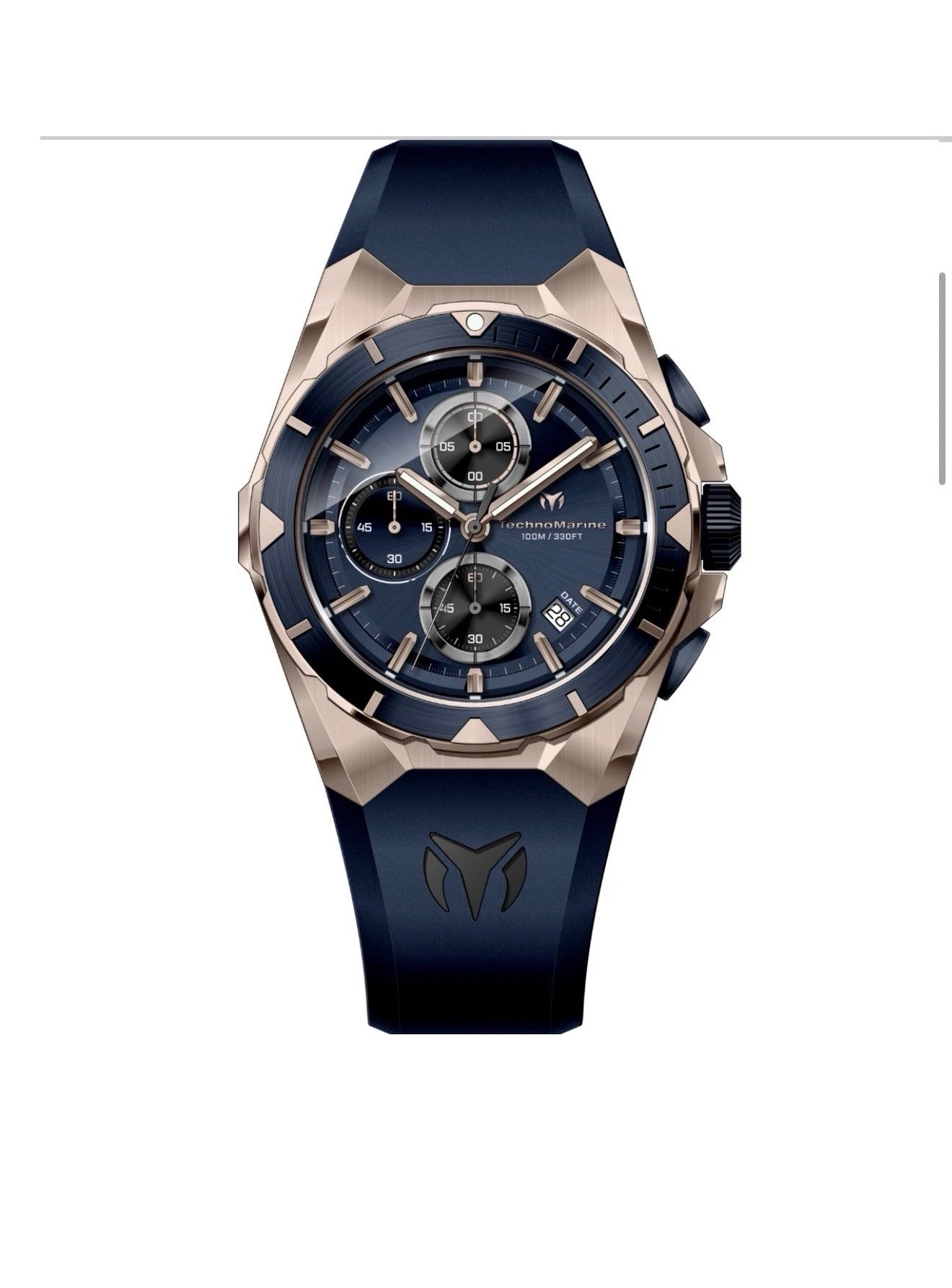 TechnoMarine Ocean Victory  Men's Watch - 43mm,dark Blue  (TM-318147)