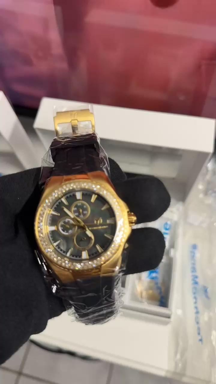 TechnoMarine Cruise California TM 124025 0.5 Carat Diamond Mother ofPearl Dial